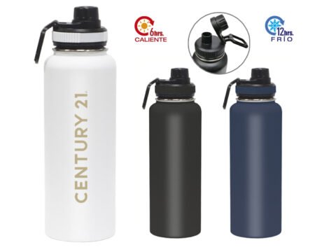 A2971 - TERMO DE ACERO INOXIDABLE DE 1,200 ML. MEGA KYLO