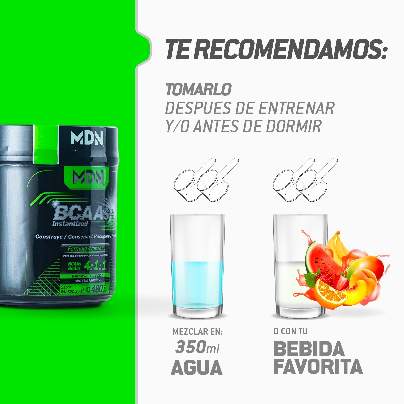 BCAAs Instantized MDN Sports