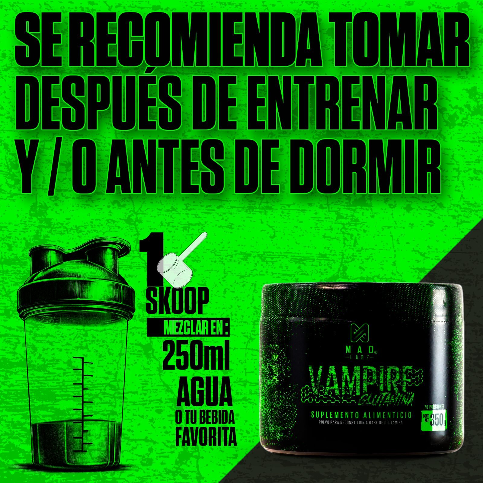 Glutamina Vampire Mad Labz