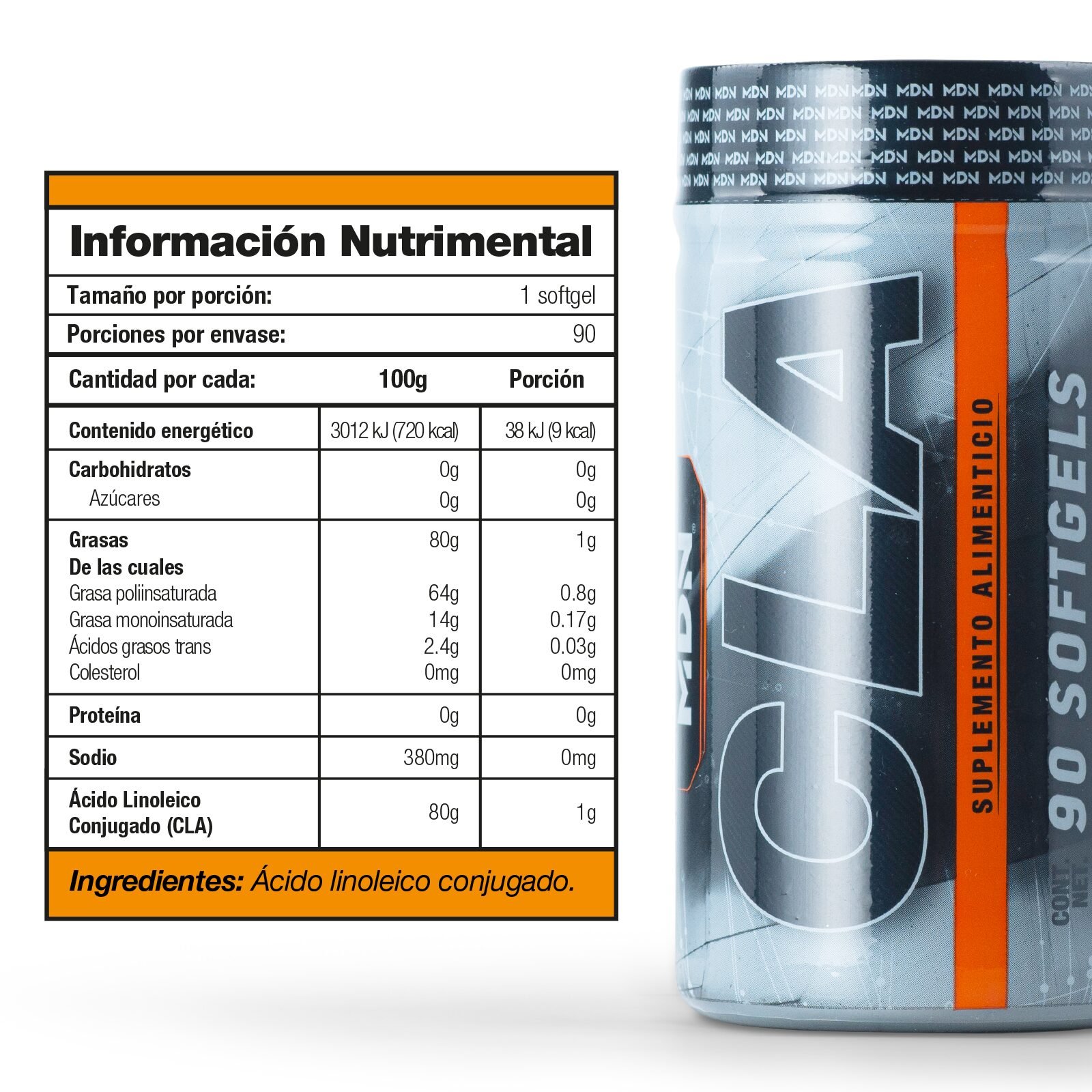 CLA Cápsulas MDN Sports