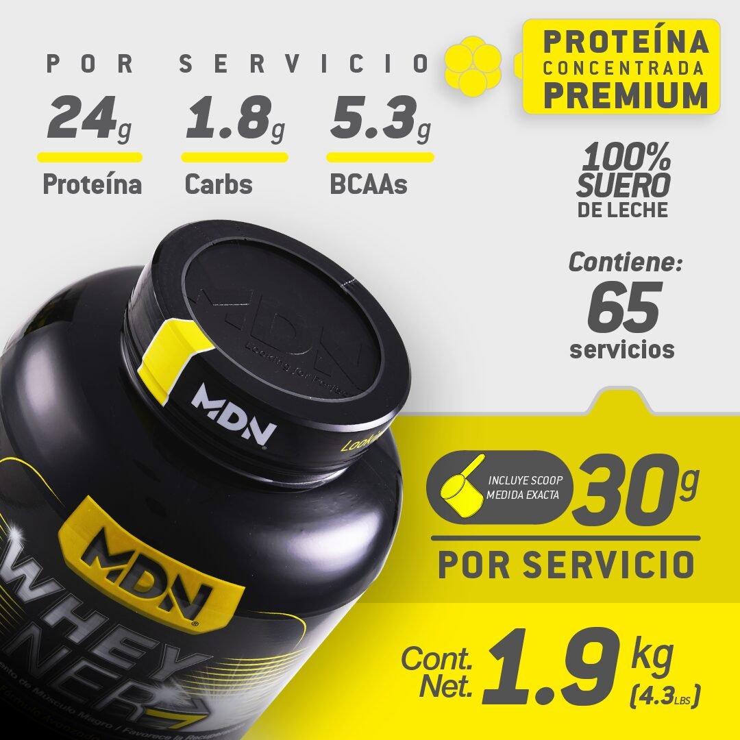 Proteína WheyNer MDN Sports