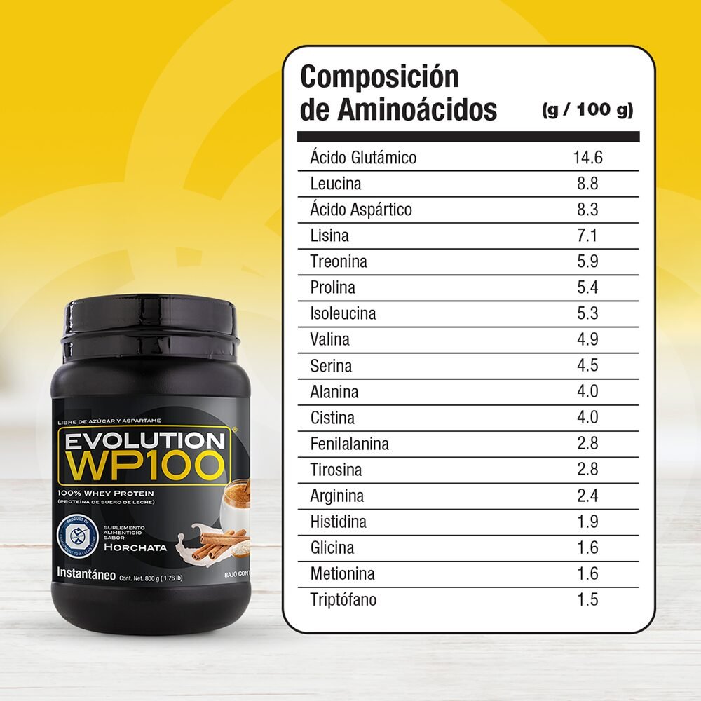 Proteína WP100 800 gramos