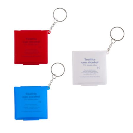 SLD 052 - LLAVERO CON PADS DE ALCOHOL - GELES Y SANITIZANTES