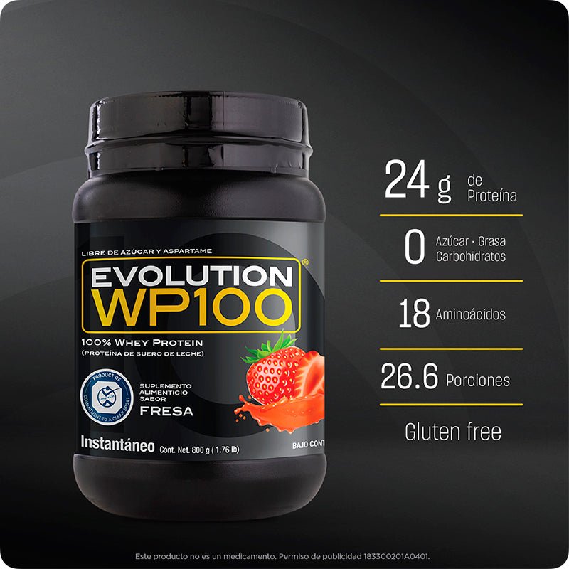 Proteína WP100 800 gramos