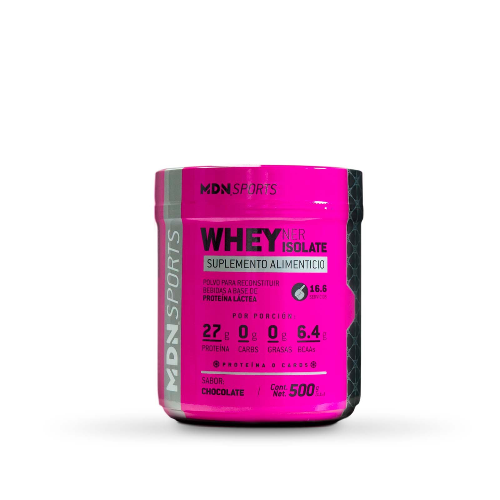 Proteína WheyNer Isolate Estevia MDN Sports
